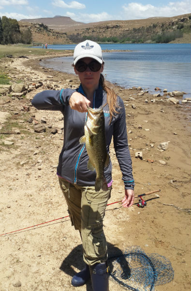 Sterkfontein Dam fishing bass at Qwantani