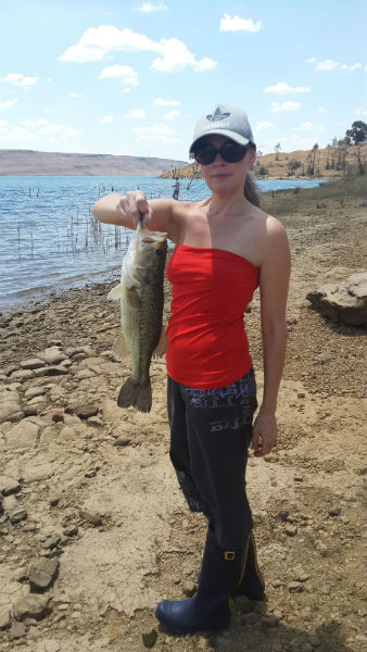 Sterkfontein Dam fishing bass at Qwantani