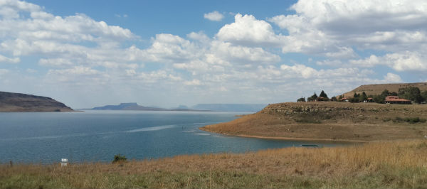 View of Sterkfontein Dam from Qwantani,