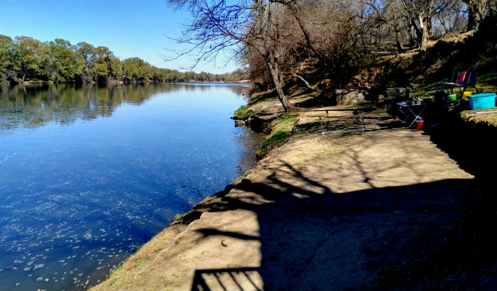 nandini vaal river view from stairs of fishing area