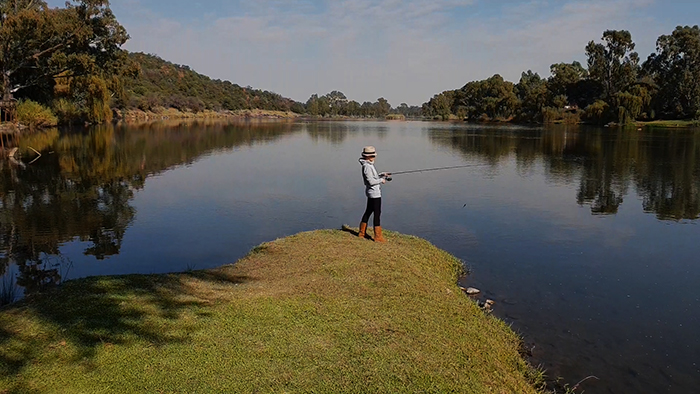 the dell vaal river bass fishing