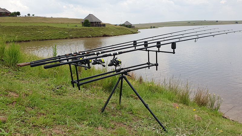 Fishing from the jetties at Aqua Villa, Grootdraai Dam