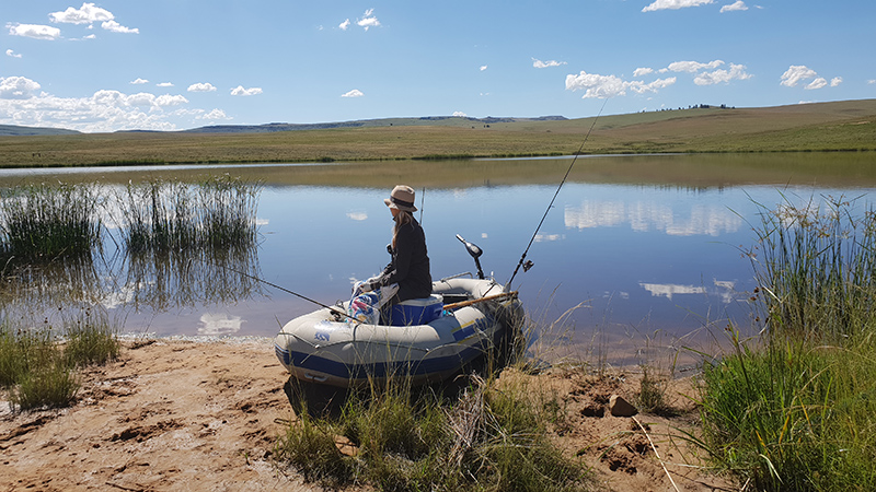 Launching a rubber duck at Little Long Creek