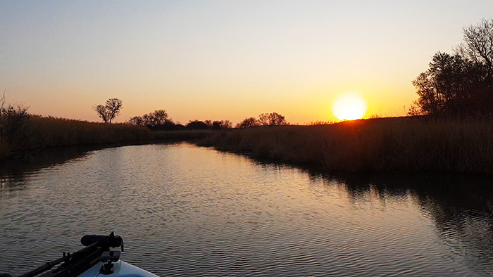 rust de winter dam sunrise