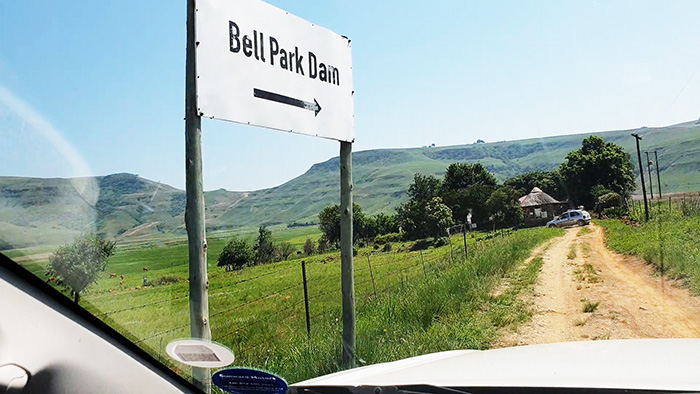 bell park dam entrance