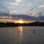 Arabie Dam fishing sunset 1