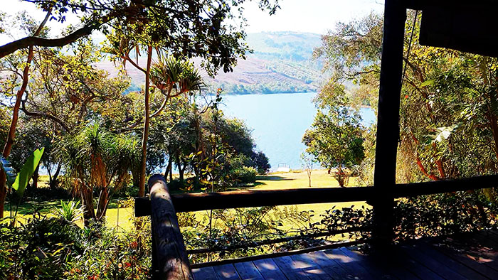 Da Gama Dam fishing bush baby suite view