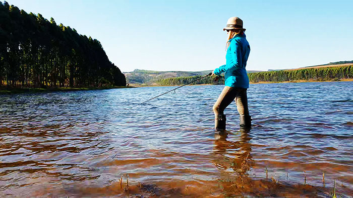 klipkoppie dam attempt at fishing