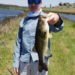 Big bass caught in smaller dams at Tolderia