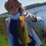 Big bass caught in smaller dams at Tolderia