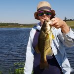 Big bass caught in smaller dams at Tolderia