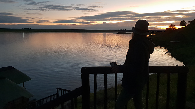 Grootdraai Dam sunset at Aqua Villa