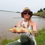 Grootdraai Dam girl with yellowfish