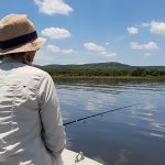 Koster Dam fishing among grass