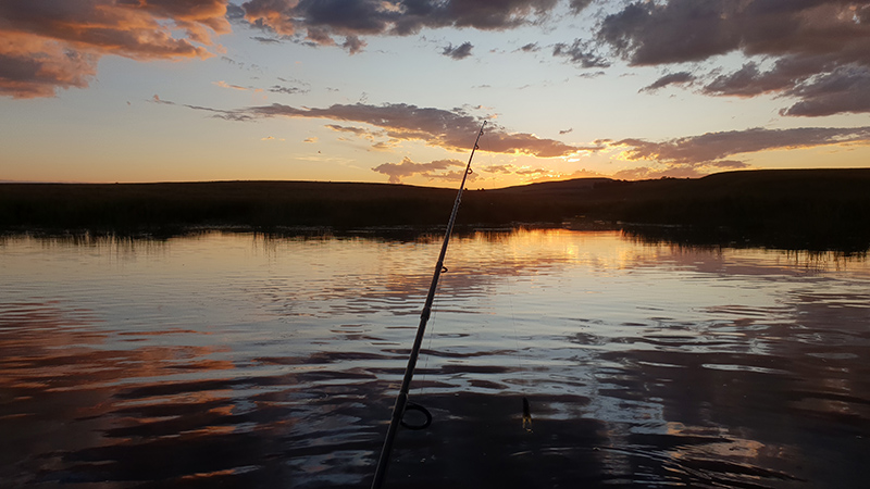 little long creek sunset