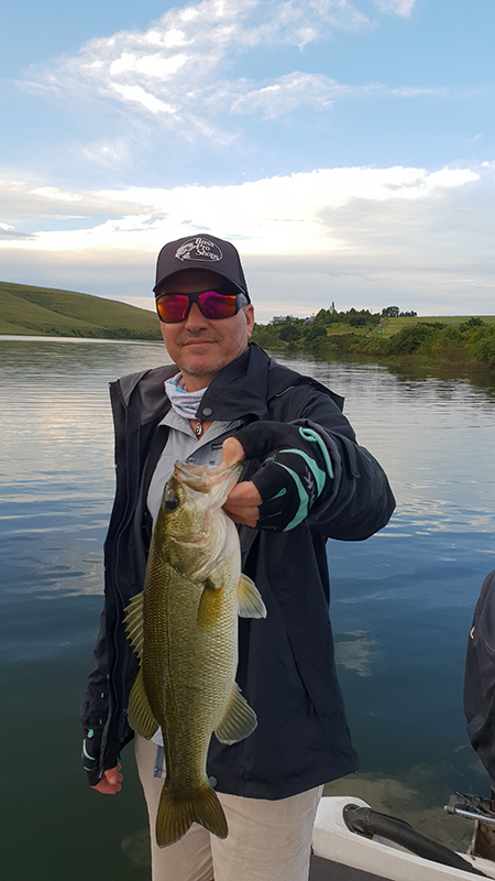 Big bass caught at Mearns Dam