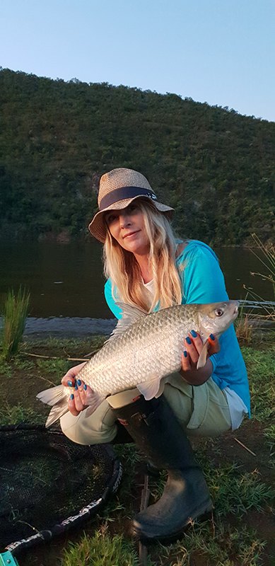 Big mudfish caught at Marulani at Loskop dam