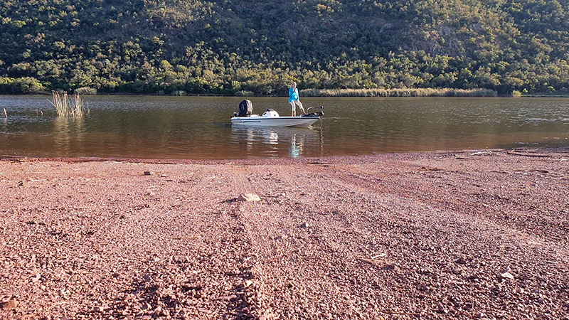 Boat launch at Marulani at Loskop dam