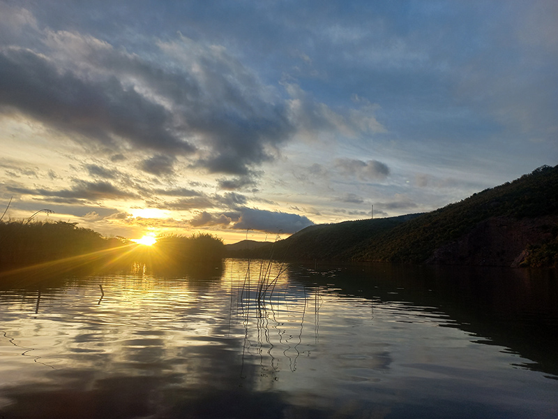 Sunset at Loskop dam