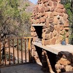 Outside braai at the cabin on the Olifants River in Presidentsrus