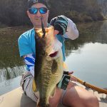 Huge bass caught while fishing in the Olifants River