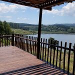 View from cabin at Stanford Lake Lodge