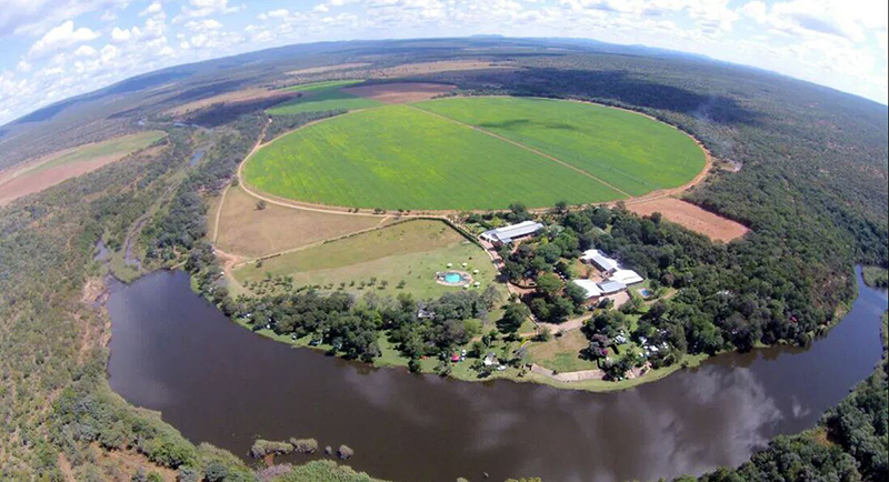 Waterberg Farmstay aerial view